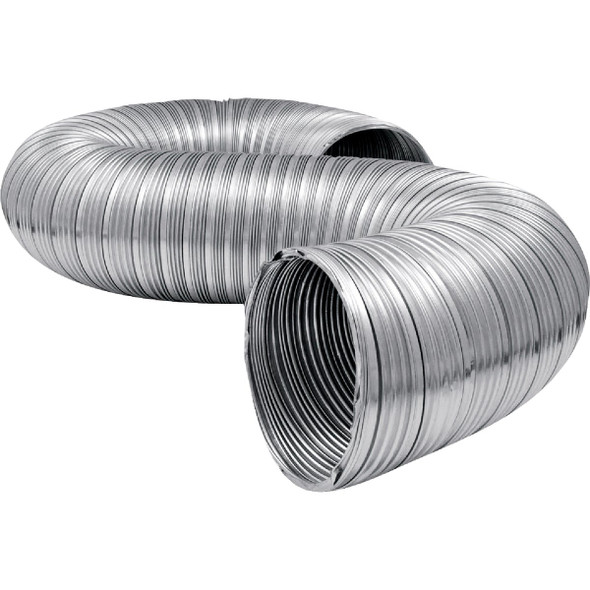 Dundas Jafine 4 In. x 8 Ft. Aluminum Semi-Rigid Dryer Duct MFX48ULXZW Pack of 16