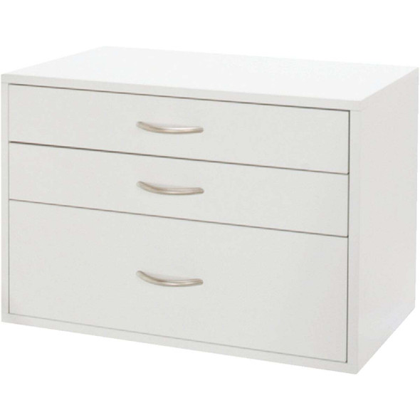 FreedomRail 3-Drawer White Organization Box 7315032411