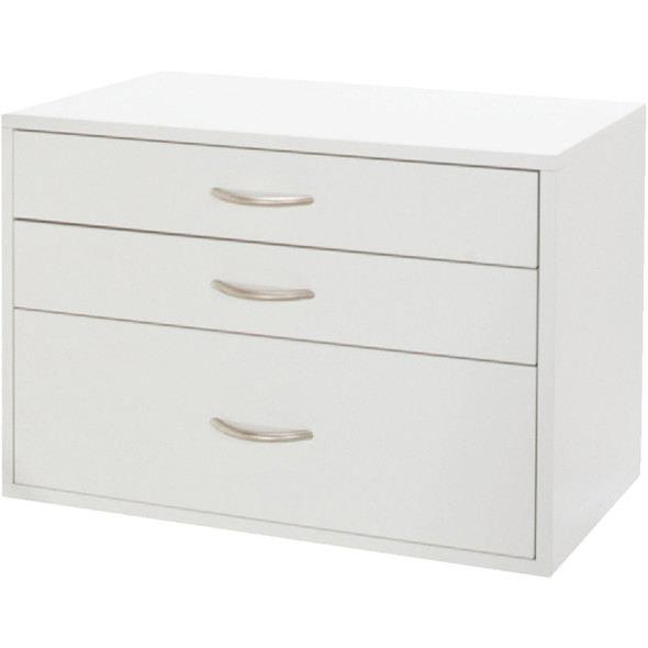 FreedomRail 3-Drawer White Organization Box 7315032411