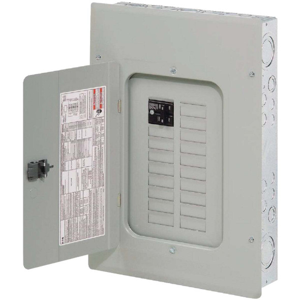 Eaton BR 100A 16-Space 32-Circuit Indoor Plug-On Neutral Load Center BRP16B100