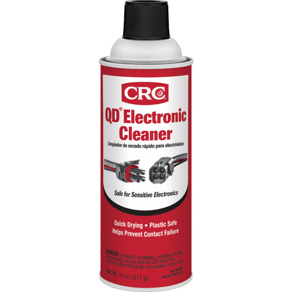 CRC 11 Oz. Aerosol QD Electronic Parts Cleaner 05103