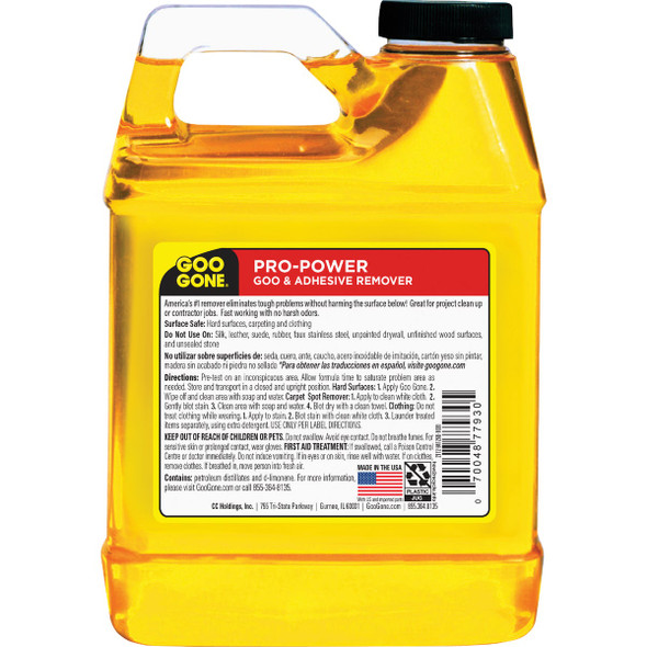 Goo Gone 1 Qt. Professional Strength Citrus Power All Purpose Cleaner  2112 618063