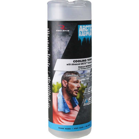 Radians Arctic Radwear 13 In. x 29-1-2 In. Blue Cooling Towel RCS10 819083