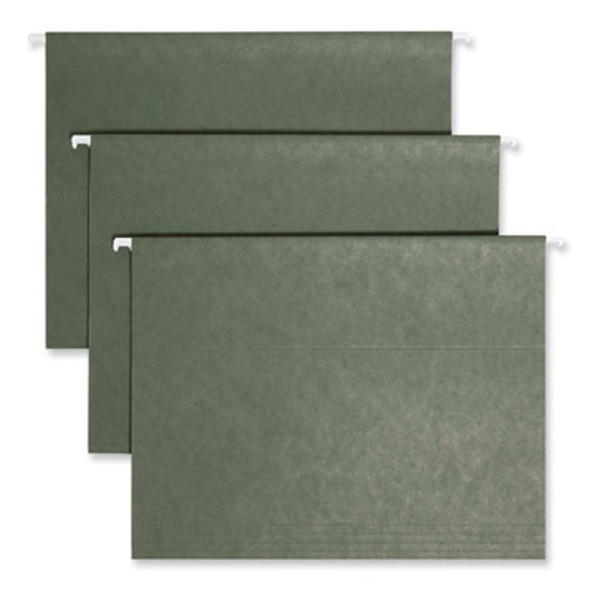 Smead Hanging Folders, Letter Size, 1/3-Cut Tabs, Standard Green, 25/Box 64035