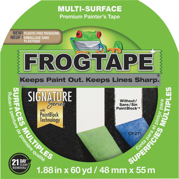 FrogTape 1.88 In. x 60 Yd. Multi-Surface Masking Tape 243162