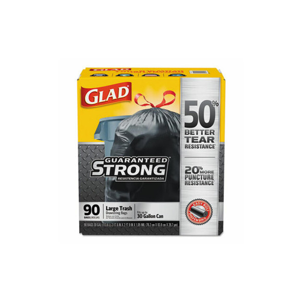 Glad® BAG,GLAD,TRSH,DS,30GAL,BK 78952