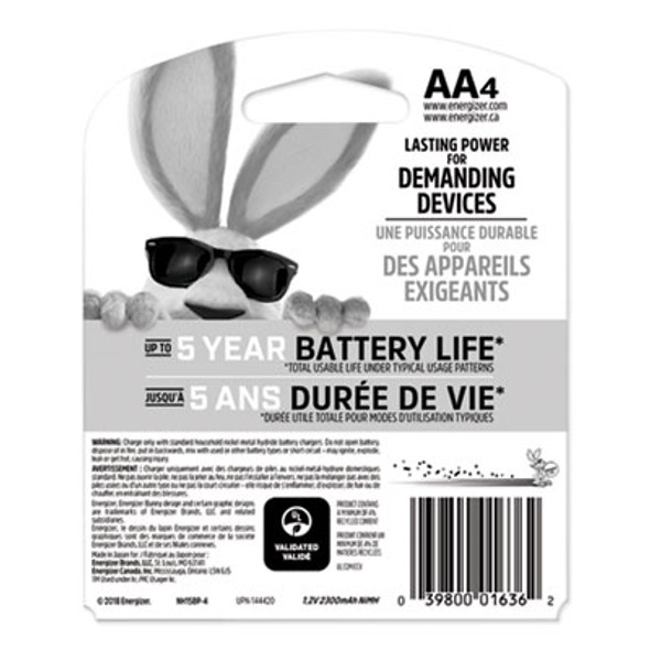 BATTERY,RCHRGBLE,AA,4/PK