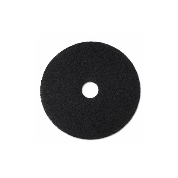 3M™ Low-Speed Stripper Floor Pad 7200, 20" Diameter, Black, 5/carton 7200-20
