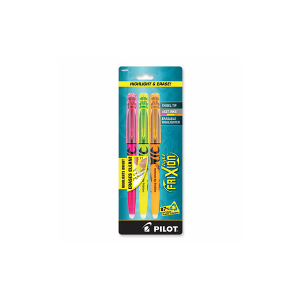 Pilot® HILIGHTER,FRIXION,3PK,AST 46507