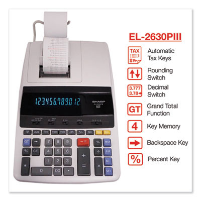 CALCULATOR,PRINT 12-DIGIT