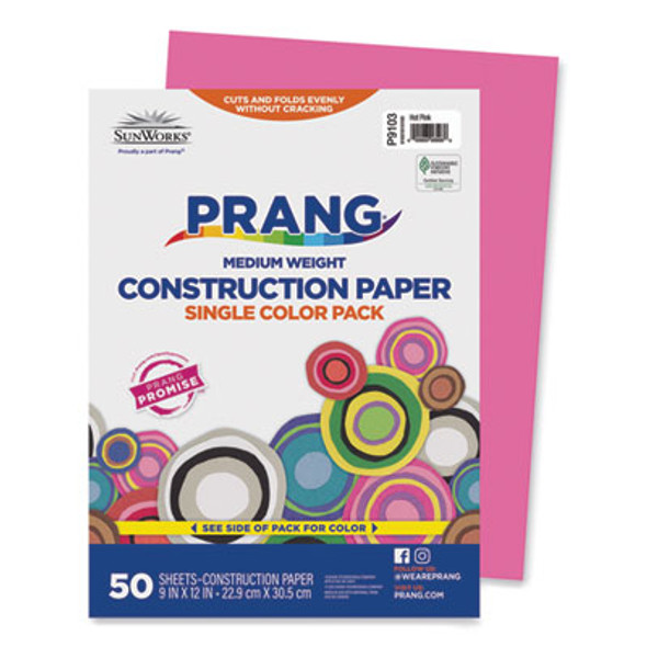 Prang® PAPER,CNST,9X12,50PK,HPK P9103 Prang® PAPER,CNST,9X12,50PK,HPK P9103