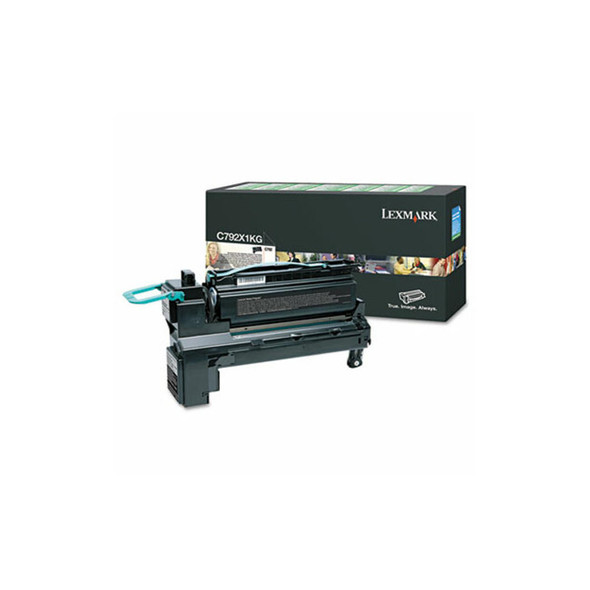 Lexmark™ TONER,C792, RET PRGM,BK C792X1KG