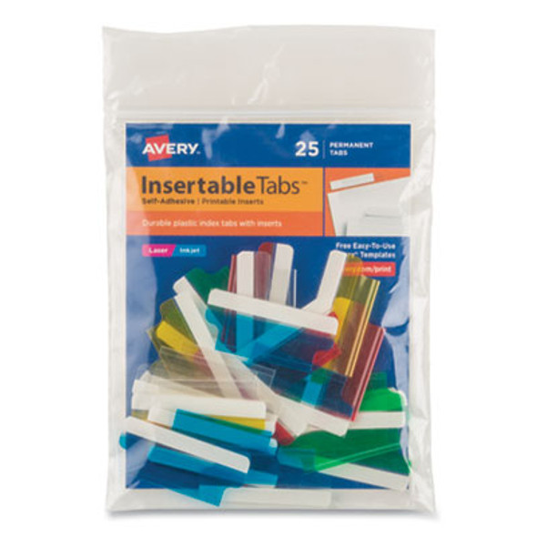 Avery® TAB,INDX,1.5PRE-CUT,25/PK 16228