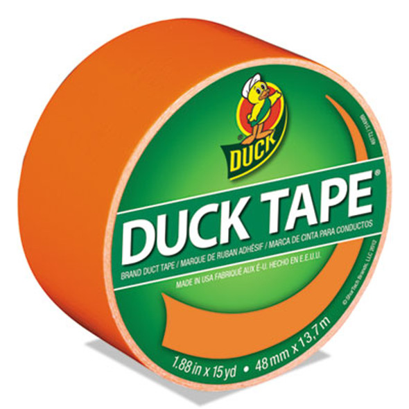 Duck® Colored Duct Tape, 3" Core, 1.88" X 15 Yds, Neon Orange 1265019 Duck® Colored Duct Tape, 3" Core, 1.88" X 15 Yds, Neon Orange 1265019