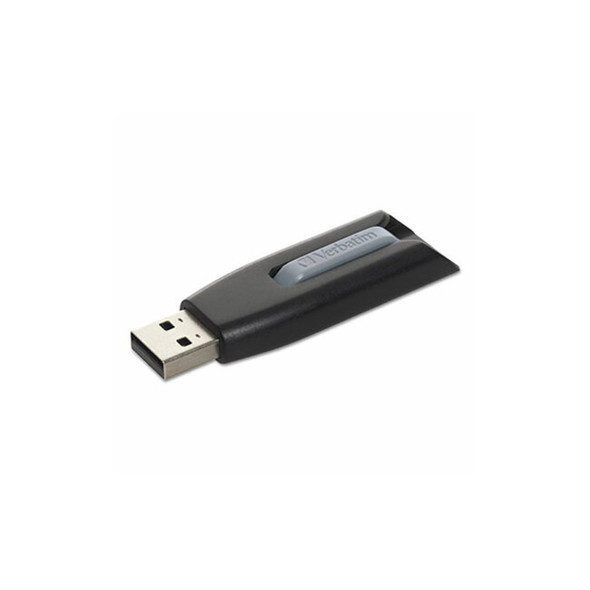 Verbatim® Store 'n' Go V3 Usb 3.0 Drive, 128 Gb, Black/gray 49189