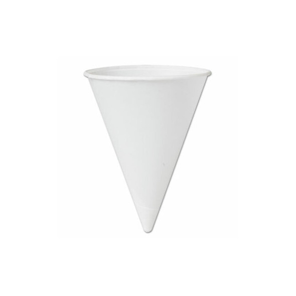 SOLO® CUP,PPR,CONE,4.25OZ,WH 42BR-2050 SOLO® CUP,PPR,CONE,4.25OZ,WH 42BR-2050