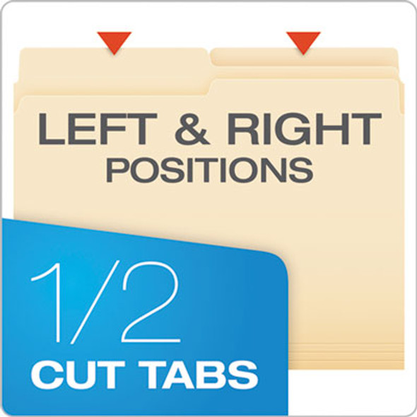 FOLDER,MLA,LTR,1/2 CUT