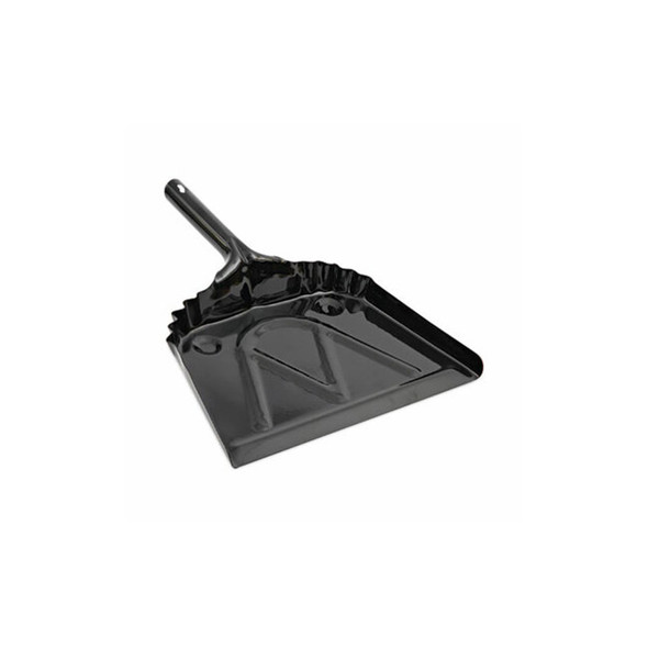 Boardwalk® Metal Dust Pan, 12 x 14, 5" Handle, 20-Gauge Steel, Black BWK04212EA Boardwalk® Metal Dust Pan, 12 x 14, 5" Handle, 20-Gauge Steel, Black BWK04212EA