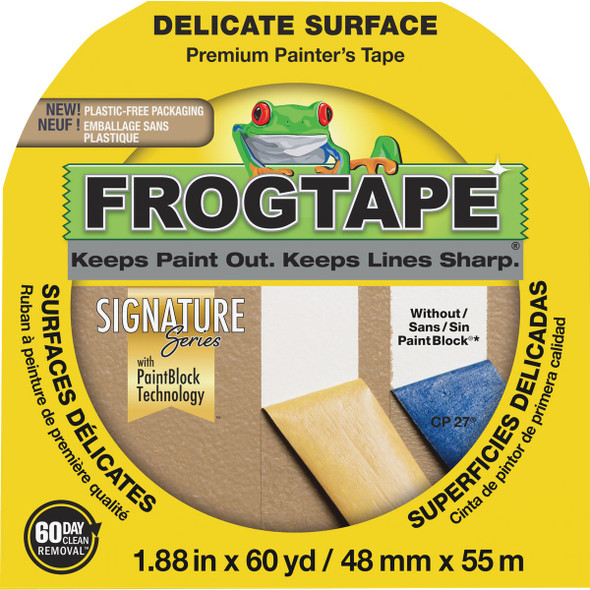 FrogTape 1.88 In. x 60 Yd. Delicate Surface Masking Tape 243165