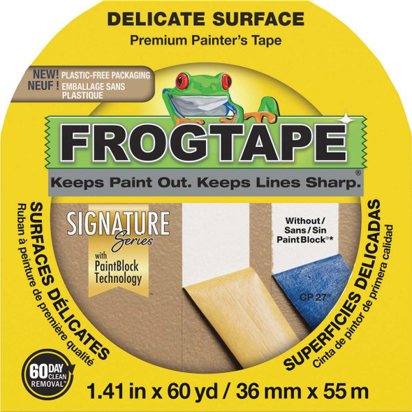 FrogTape 1.41 In. x 60 Yd. Delicate Surface Masking Tape 243164