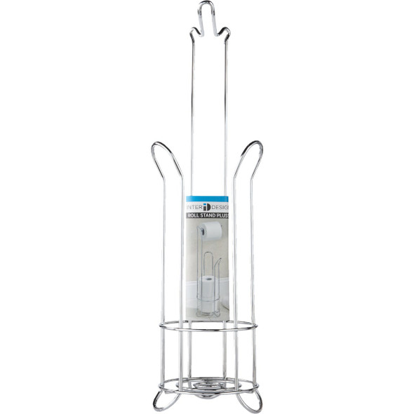 iDesign Classico Chrome Freestanding Toilet Paper Holder iDesign Classico Chrome Freestanding Toilet Paper Holder