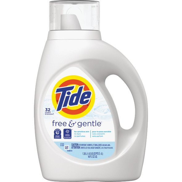 Tide 42 Oz. 32 Load Free & Gentle Liquid Laundry Detergent 3077212146