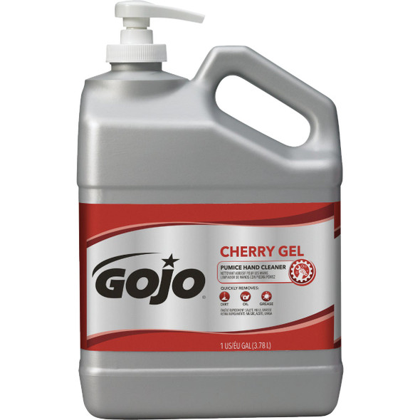 GOJO 1 Gal. Pump Cherry Gel Pumice Hand Cleaner 2358-02