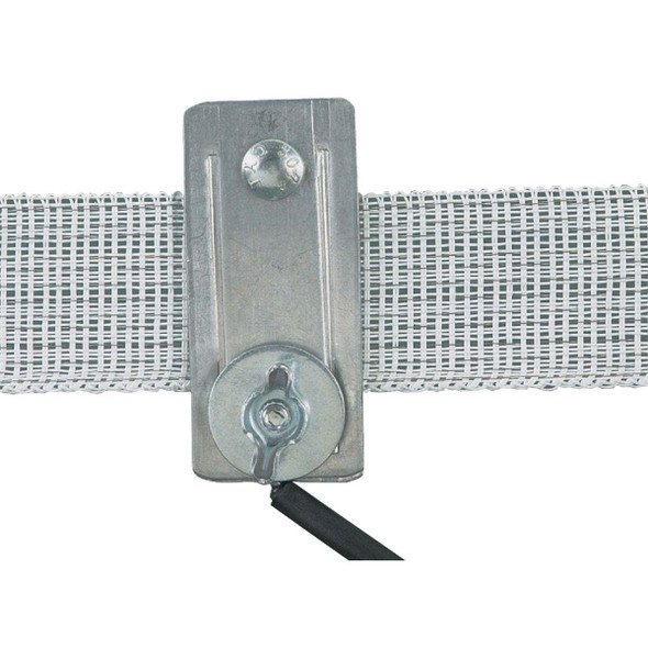 Dare Up to 1-1/2 In. Metal Electric Fence Tape Connector (2-Pack) 2743