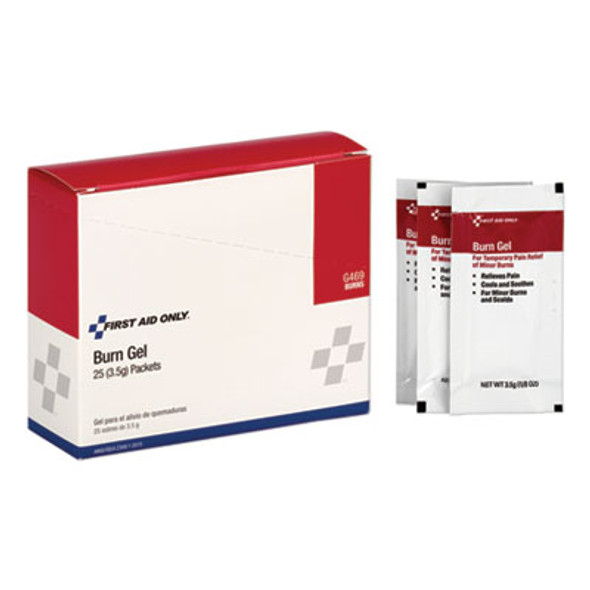 First Aid Only™ Burn Gel, 3.5 G Packet, 25/box G469