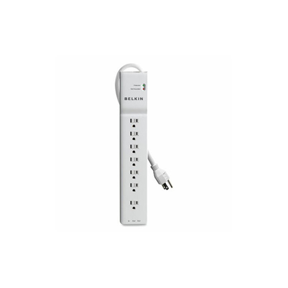 Belkin® SURGE,7OUTLT,2320JOUL,WHT BE107200-06