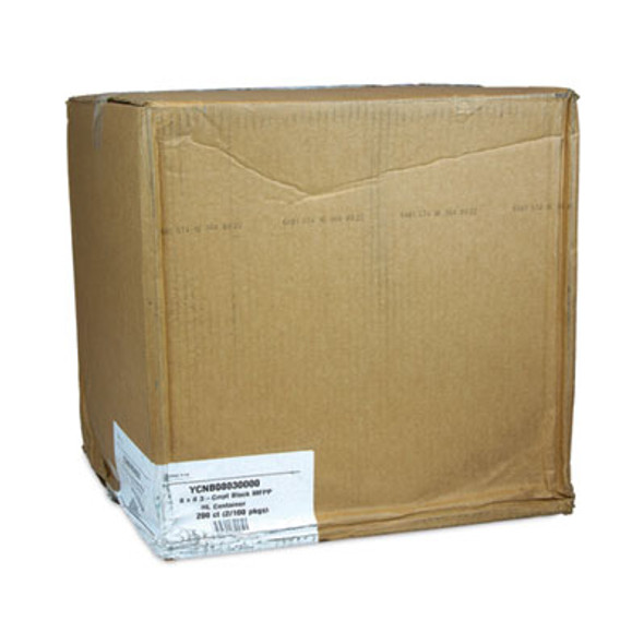 CONTAINER,HINGED,8X8,3,BK