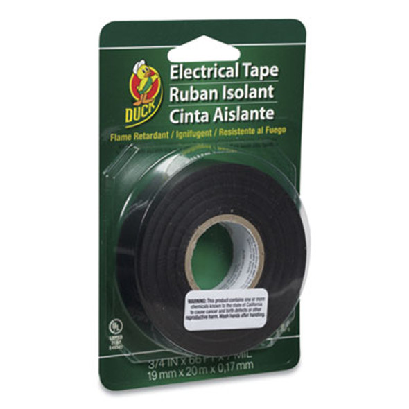 Duck® Pro Electrical Tape, 1" Core, 0.75" X 66 Ft, Black 551117 Duck® Pro Electrical Tape, 1" Core, 0.75" X 66 Ft, Black 551117