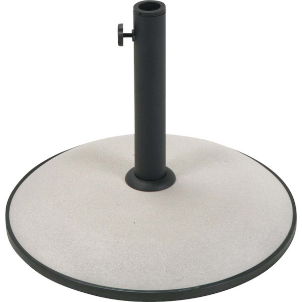 Outdoor Expressions 17 In. Round Tan Concrete Umbrella Base SL-USC-01C