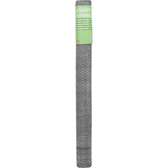 1/2 In. x 24 In. H. x 25 Ft. L. Hexagonal Wire Poultry Netting 1/2 In. x 24 In. H. x 25 Ft. L. Hexagonal Wire Poultry Netting