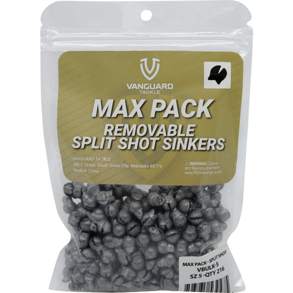 Vanguard 216-Piece Value Pack Sinker Kit Assortment VBULK-5 Vanguard 216-Piece Value Pack Sinker Kit Assortment VBULK-5