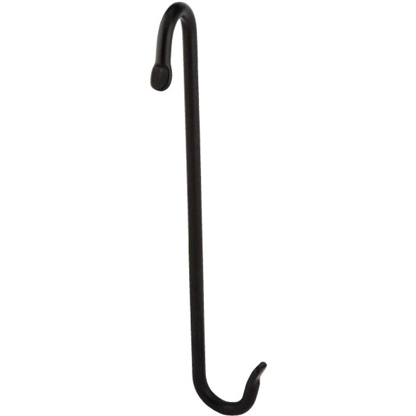 Panacea 8 In. Black Powder-Coated Wrought Iron S-Hook Plant Hanger 89409