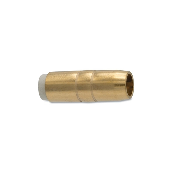 MIG Gun Nozzle, 5/8 in Bore, Brass, Bernard® Style, Heavy-Duty, Insulated