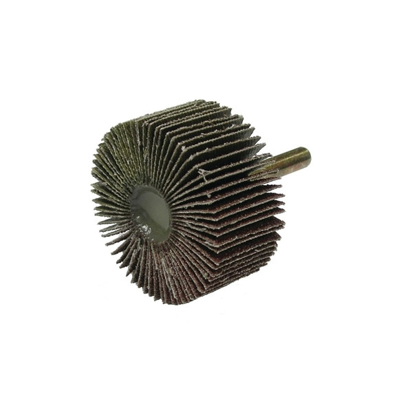 Tiger Mounted Flap Wheels, 2 in, 120 Grit, 25000 rpm, Stem Mount