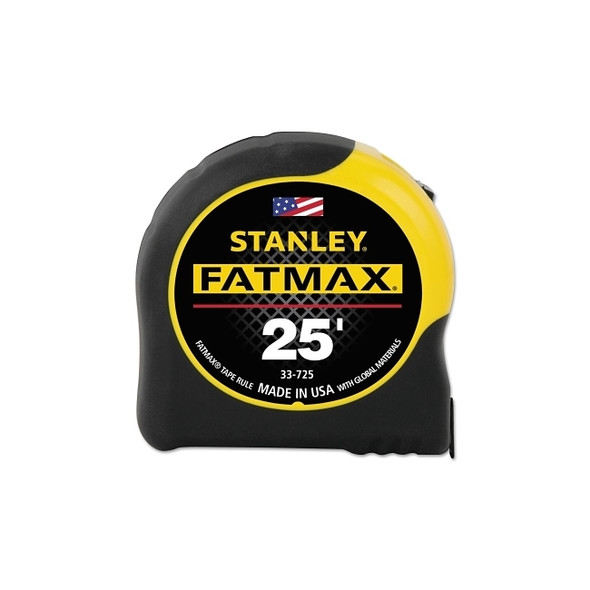 FatMax® Classic Tape Measure, 1-1/4 in W x 25 ft L, SAE, Black/Yellow Case