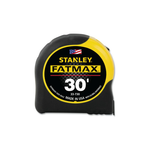 FatMax® Classic Tape Measure, 1-1/4 in W x 30 ft L, SAE, Black/Yellow Case