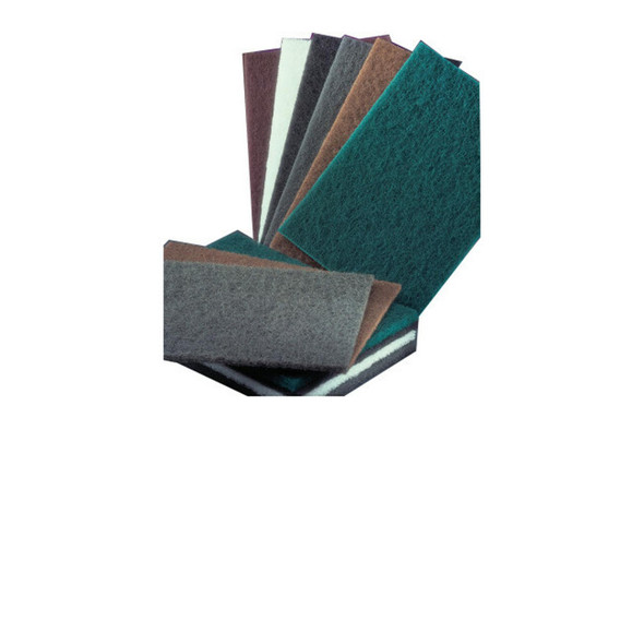 Bear-Tex Hand Pad, General Purpose Plus, Aluminum Oxide, Maroon