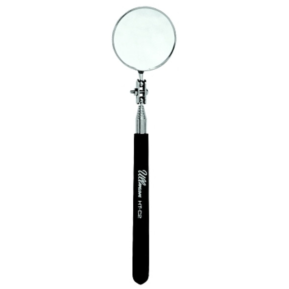 Telescoping Inspection Mirror, Round, 2-1/4 in dia, 6-1/2 in L to 36-3/8 in L