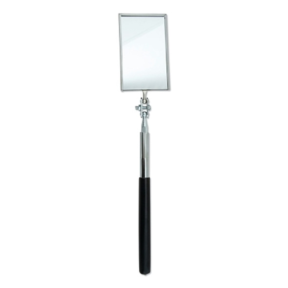 Telescoping Inspection Mirror, Rectangular, 2-1/8 in W x 3-1/2 in L, 11-3/8 in L to 15-1/4 in L Telescoping Inspection Mirror, Rectangular, 2-1/8 in W x 3-1/2 in L, 11-3/8 in L to 15-1/4 in L
