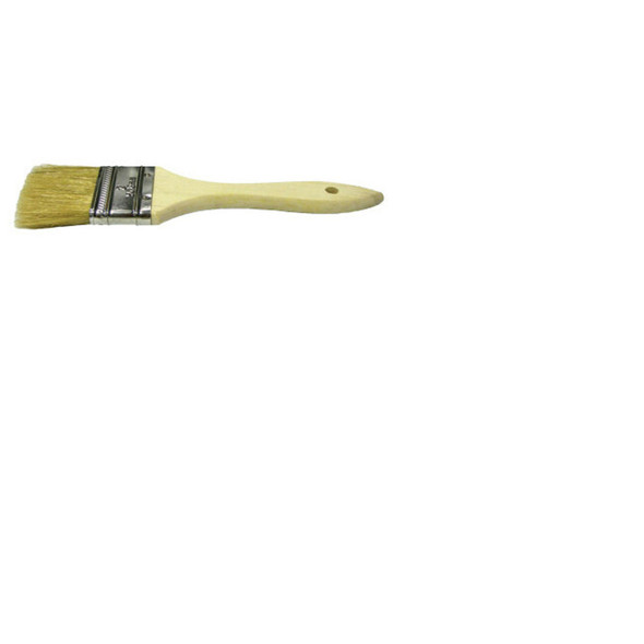 Chip and Oil Brush, 2 in W, 1-1/2 in Trim, White China, Wood handle Chip and Oil Brush, 2 in W, 1-1/2 in Trim, White China, Wood handle
