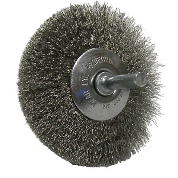 Narrow Face Concave Wire Wheel, 3 in D Narrow Face Concave Wire Wheel, 3 in D