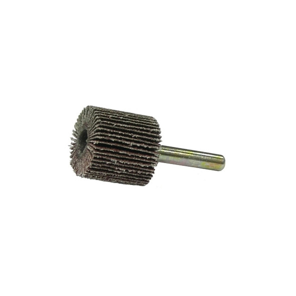 Tiger Mounted Flap Wheels, 1 in, 120 Grit, 30000 rpm, Stem Mount