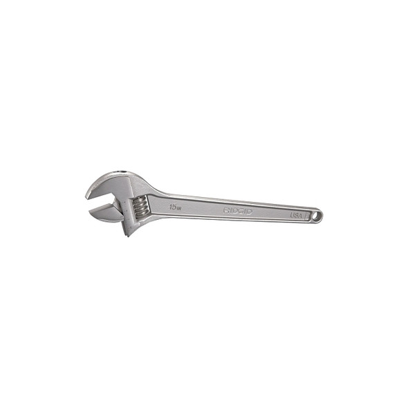 Adjustable Wrenches, 15 in Long, 1 11/16 in Opening, Cobalt Plated