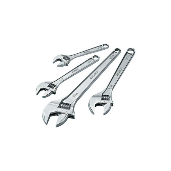 Adjustable Wrenches, 18 in Long, 2 1/16 in Opening, Cobalt Plated Adjustable Wrenches, 18 in Long, 2 1/16 in Opening, Cobalt Plated