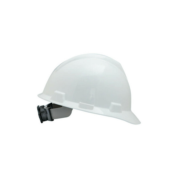 V-Gard® Slotted Hard Hat Cap, Fas-Trac® III Suspension, White V-Gard® Slotted Hard Hat Cap, Fas-Trac® III Suspension, White