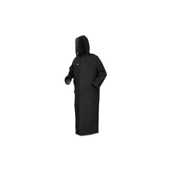 Classic Plus Rainwear, Large, PVC/Polyester, Black